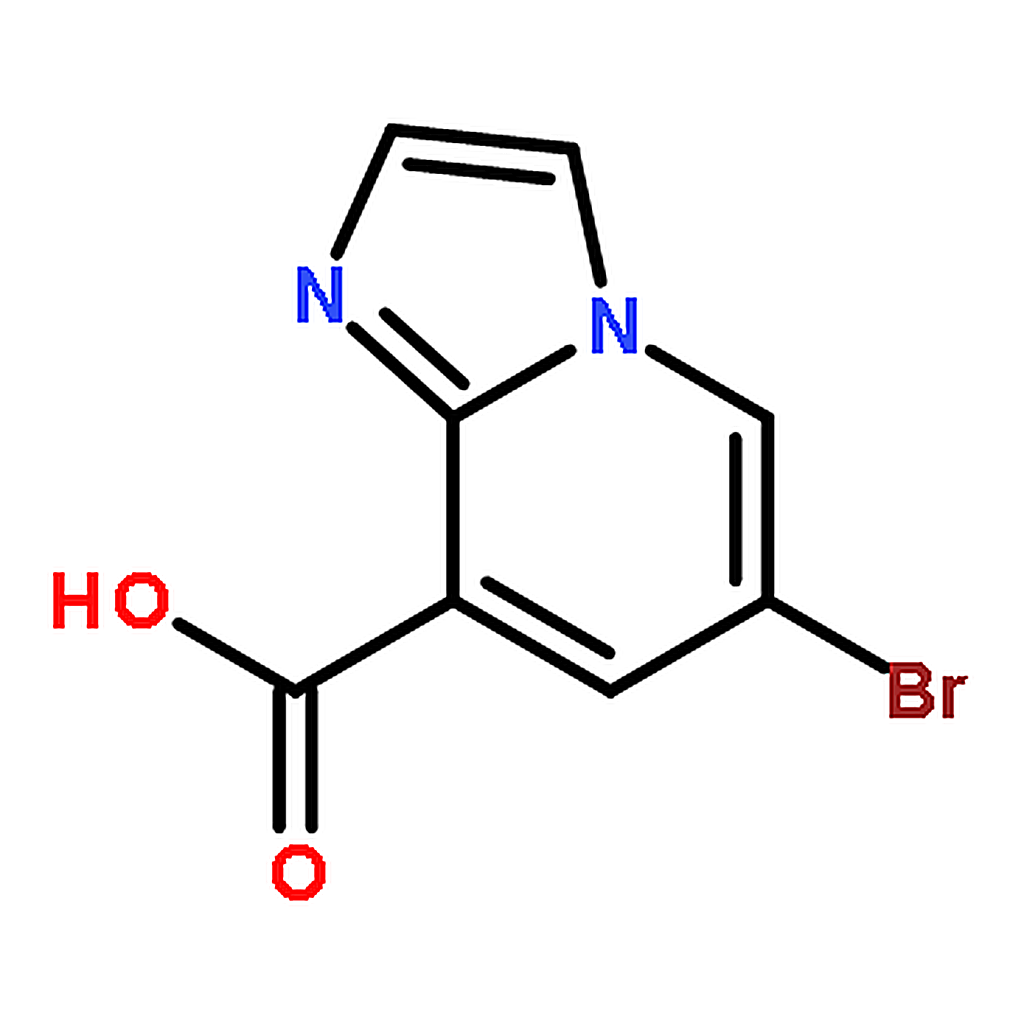 RHAWN 6-Bromoimidazo[1,2-a]pyridine-8-carboxylic acid