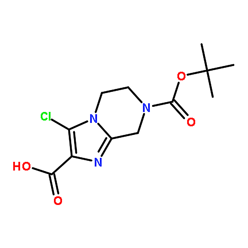 RHAWN 7-Boc-3-chloro-5，6，7，8-tetrahydroimidazo[1，2-a]pyrazine-2-carboxylic acid