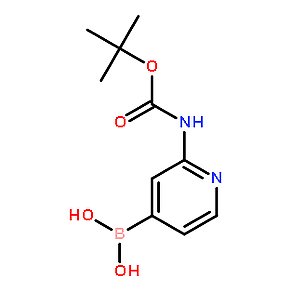 RHAWN 2-(tert-Butoxycarbonylamino)pyridin-4-ylboronic acid