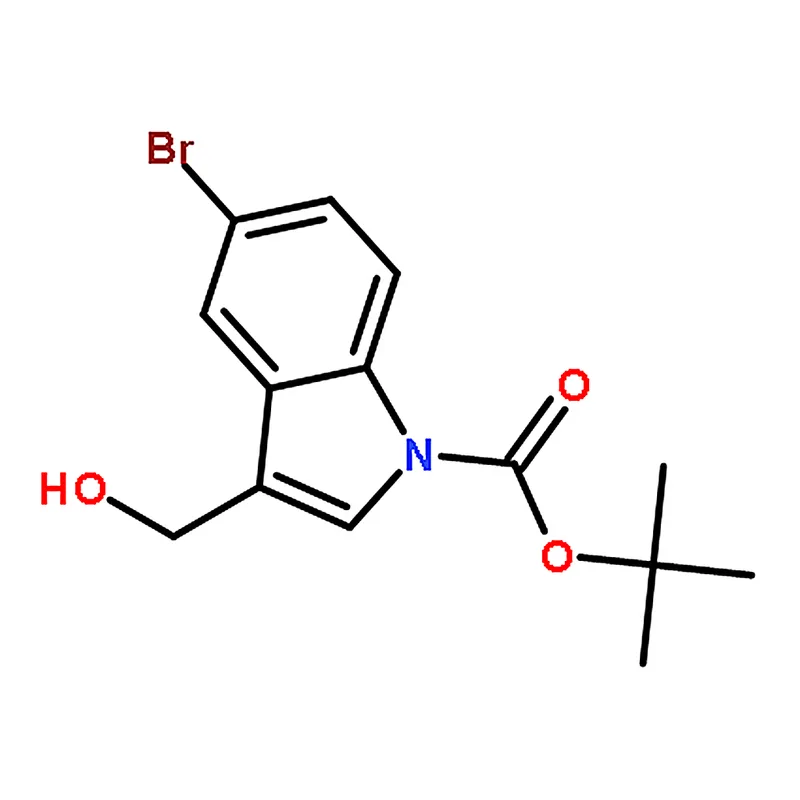 RHAWN tert-Butyl 5-bromo-3-(hydroxymethyl)-1H-indole-1-carboxylate