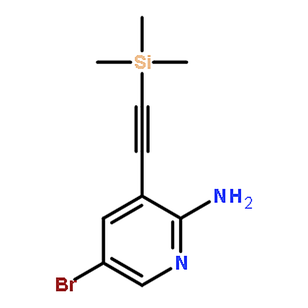 RHAWN 5-Bromo-3-((trimethylsilyl)ethynyl)pyridin-2-amine