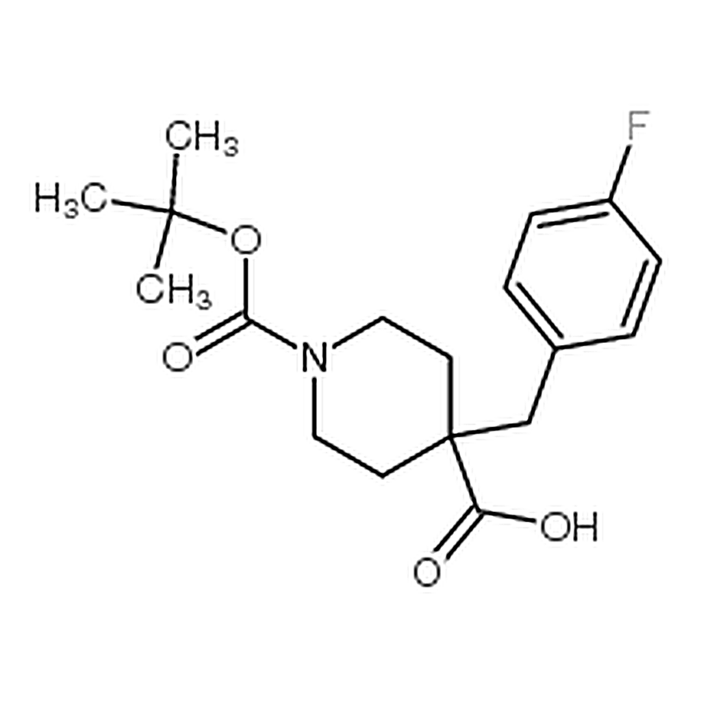RHAWN 1-(tert-Butoxycarbonyl)-4-(4-fluorobenzyl)piperidine-4-carboxylic acid