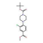 RHAWN Methyl 4-(4-Boc-1-piperazinyl)-3-chlorobenzoate