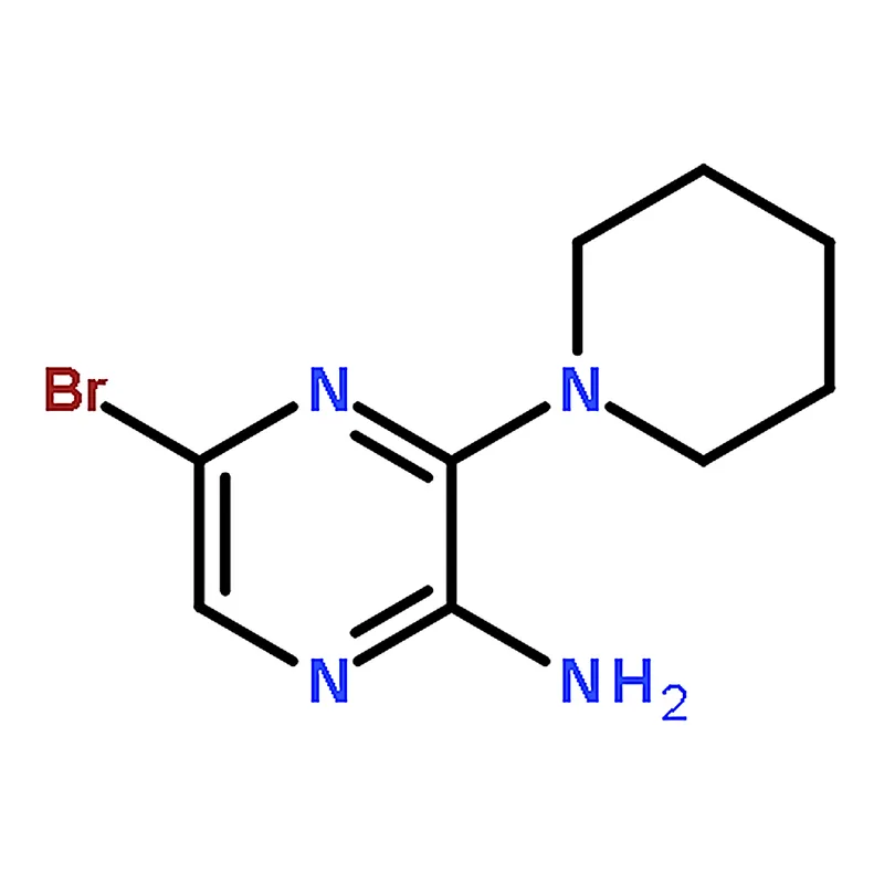 RHAWN 2-Amino-5-bromo-3-piperidin-1-ylpyrazine
