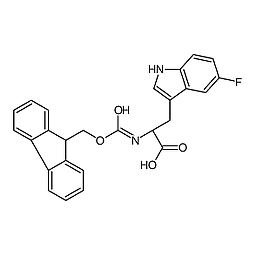 RHAWN (S)-2-((((9H-Fluoren-9-yl)methoxy)carbonyl)amino)-3-(5-fluoro-1H-indol-3-yl)propanoic acid