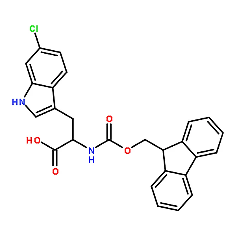 RHAWN (S)-2-((((9H-Fluoren-9-yl)methoxy)carbonyl)amino)-3-(6-chloro-1H-indol-3-yl)propanoic acid