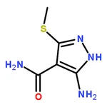 RHAWN 5-Amino-3-(methylthio)-4-pyrazolecarboxamide