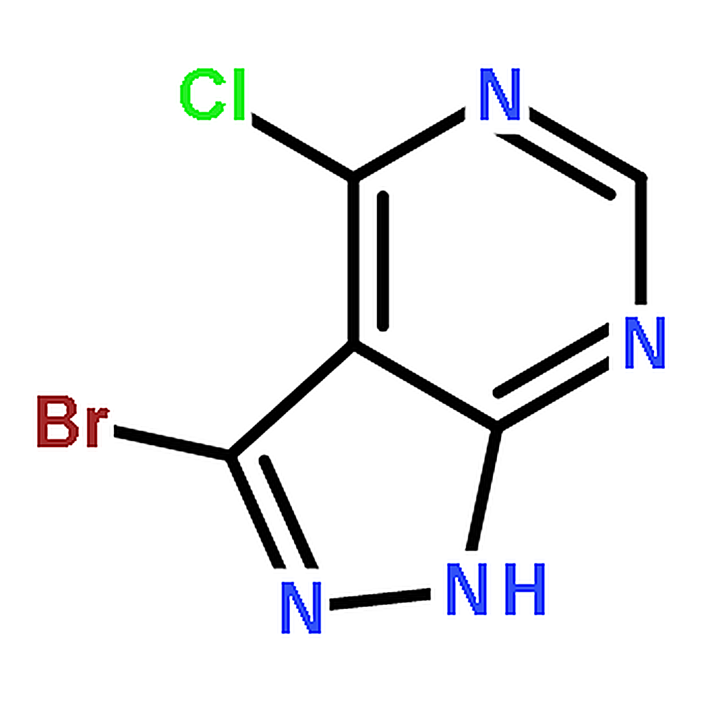 RHAWN 3-Bromo-4-chloro-1H-pyrazolo[3,4-d]pyrimidine