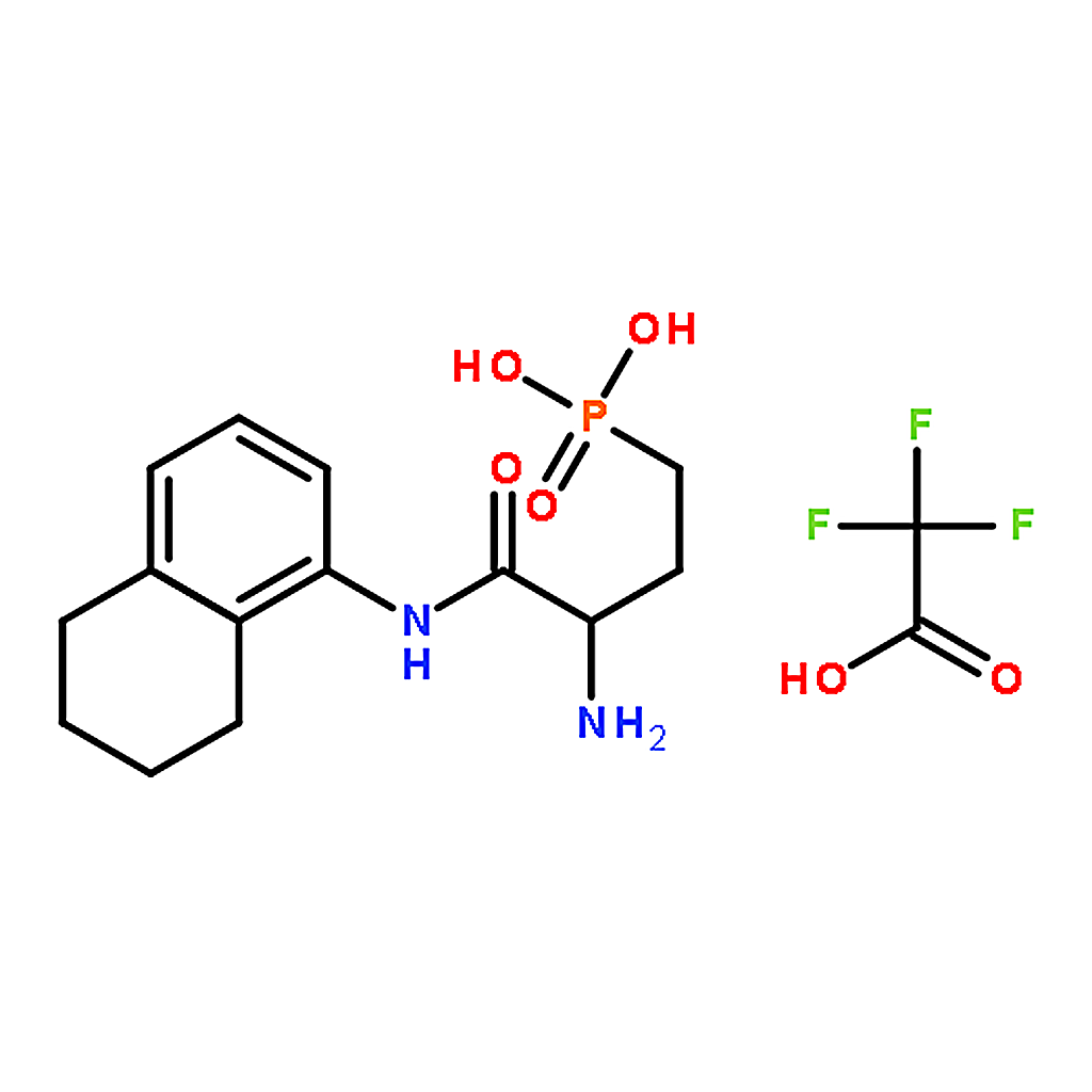 RHAWN (S)-3-amino-4-(3-hexylphenylamino)-4-oxobutylphosphonic acid (TFA salt)