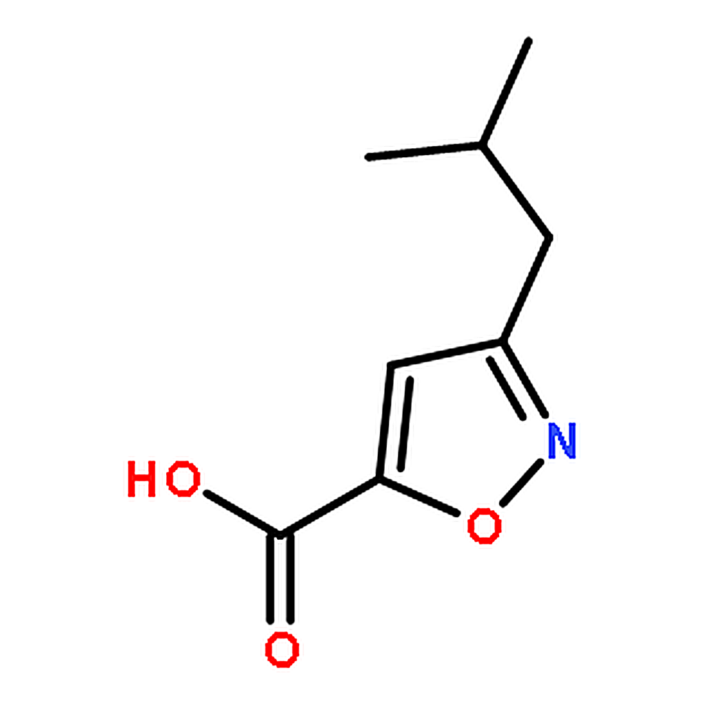 RHAWN 3-(2-methylpropyl)-1，2-oxazole-5-carboxylic acid