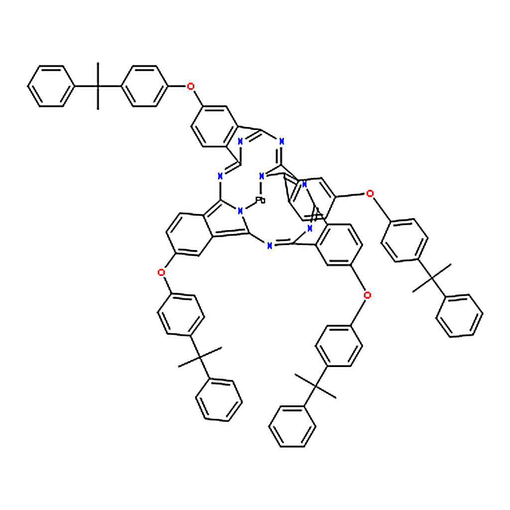 RHAWN Lead(?)tetrakis(4-cumylphenoxy)phthalocyanine