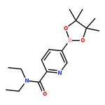 RHAWN N,N-Diethyl-5-(4,4,5,5-tetramethyl-1,3,2-dioxaborolan-2-yl)picolinamide