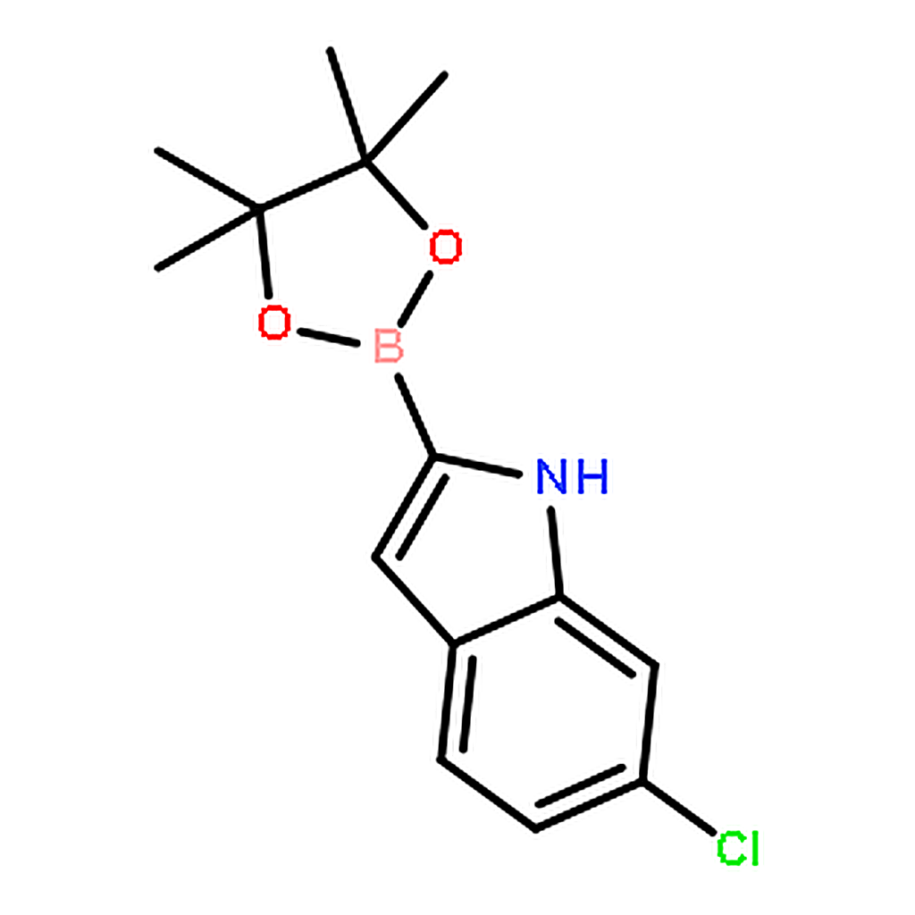 RHAWN 6-Chloro-2-(4,4,5,5-tetramethyl-1,3,2-dioxaborolan-2-yl)-1H-indole