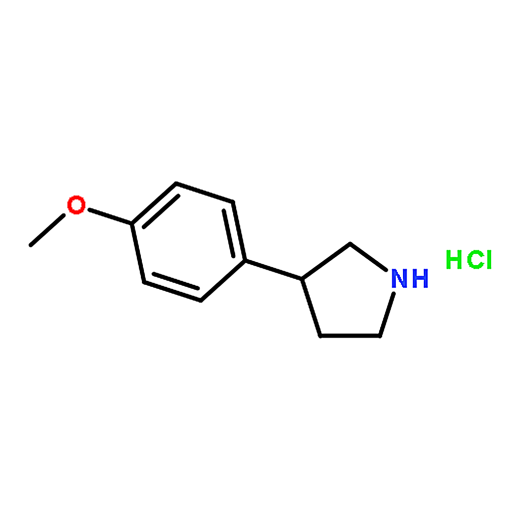 RHAWN 3-(4-methoxyphenyl)pyrrolidine hydrochloride
