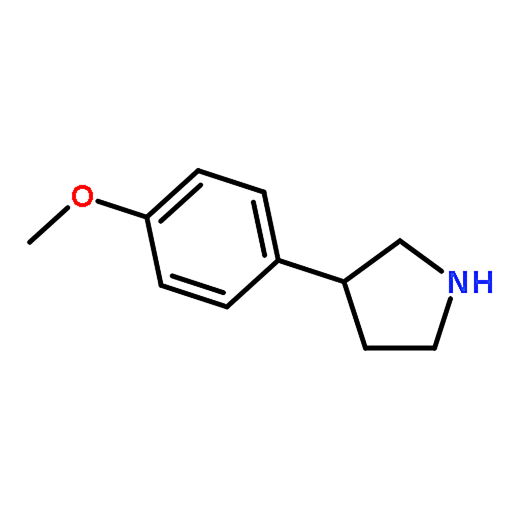 RHAWN 3-(4-Methoxyphenyl)pyrrolidine