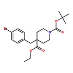 RHAWN 1-tert-Butyl 4-ethyl 4-(4-bromobenzyl)piperidine-1,4-dicarboxylate