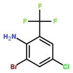 RHAWN 2-Bromo-4-chloro-6-(trifluoromethyl)aniline
