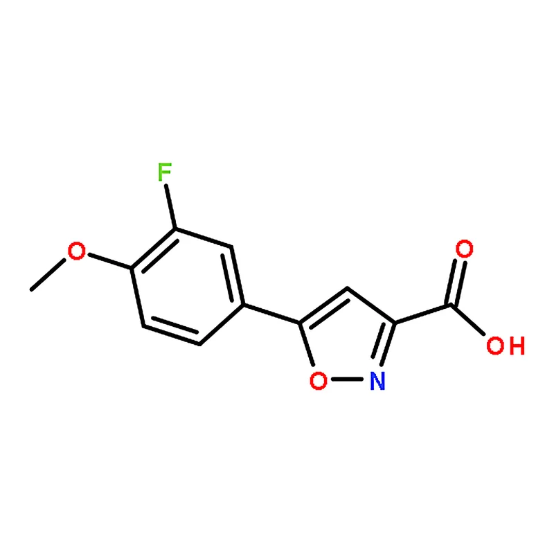 RHAWN 5-(3-Fluoro-4-methoxyphenyl)isoxazole-3-carboxylic acid