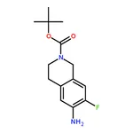 RHAWN tert-Butyl 6-amino-7-fluoro-3,4-dihydroisoquinoline-2(1H)-carboxylate