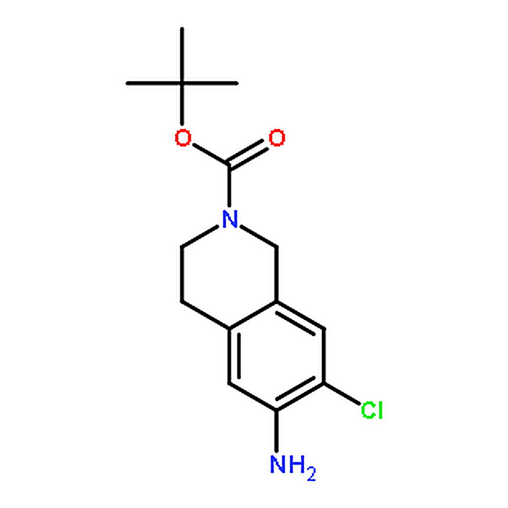 RHAWN tert-Butyl 6-amino-7-chloro-3,4-dihydroisoquinoline-2(1H)-carboxylate