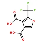 RHAWN 2-(Trifluoromethyl)furan-3,4-dicarboxylic acid