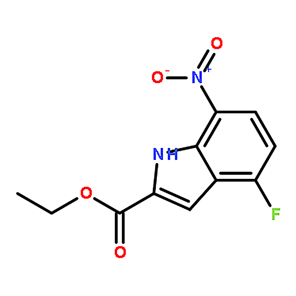 RHAWN Ethyl 4-fluoro-7-nitro-1H-indole-2-carboxylate