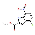 RHAWN Ethyl 4-fluoro-7-nitro-1H-indole-2-carboxylate