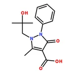RHAWN 1-(2-Hydroxy-2-methylpropyl)-5-methyl-3-oxo-2-phenyl-2,3-dihydropyrazole-4-carboxylic Acid