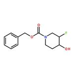 RHAWN trans-1-Cbz-3-fluoro-4-hydroxypiperidine