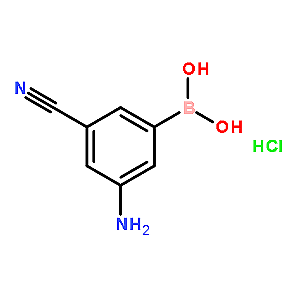 RHAWN (3-Amino-5-cyanophenyl)boronic acid hydrochloride