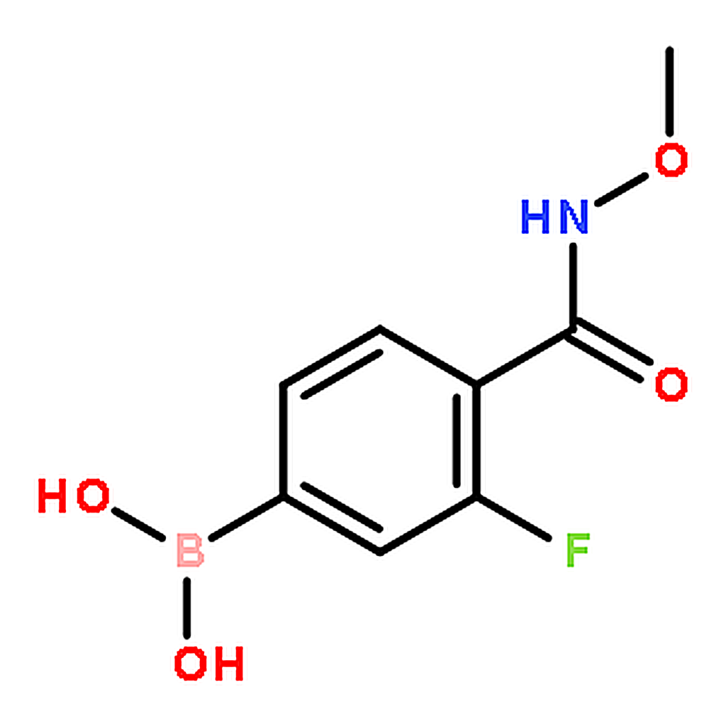 RHAWN (3-Fluoro-4-(methoxycarbamoyl)phenyl)boronic acid