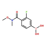 RHAWN (3-Fluoro-4-(methoxy(methyl)carbamoyl)phenyl)boronic acid