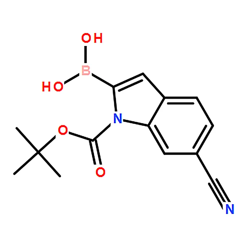 RHAWN (1-(tert-Butoxycarbonyl)-6-cyano-1H-indol-2-yl)boronic acid