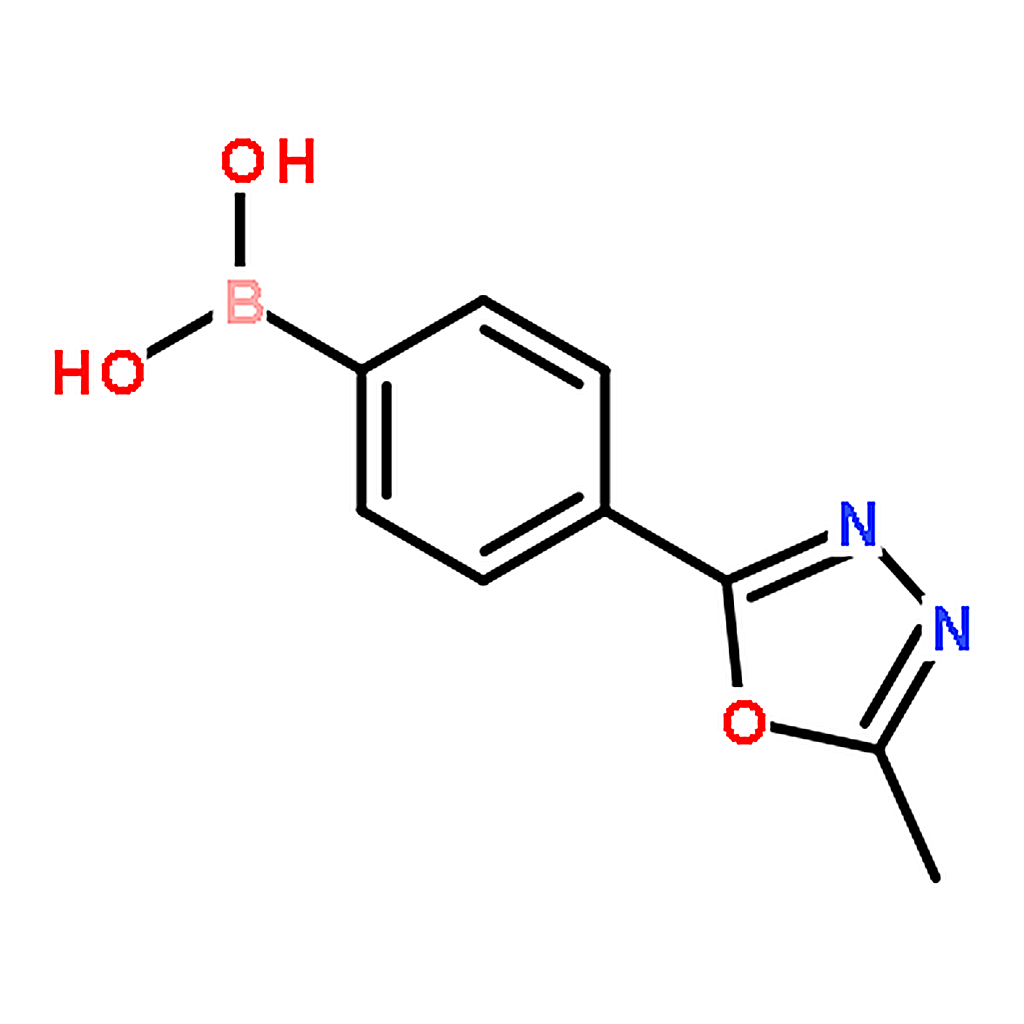 RHAWN (4-(5-Methyl-1,3,4-oxadiazol-2-yl)phenyl)boronic acid