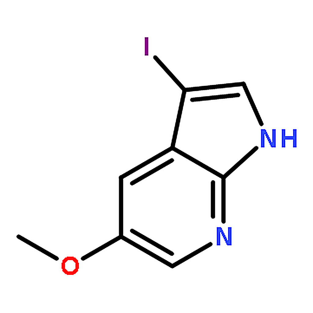 RHAWN 3-Iodo-5-methoxy-1H-pyrrolo[2,3-b]pyridine