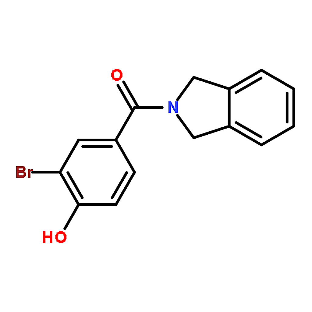 RHAWN (3-Bromo-4-hydroxyphenyl)(isoindolin-2-yl)methanone