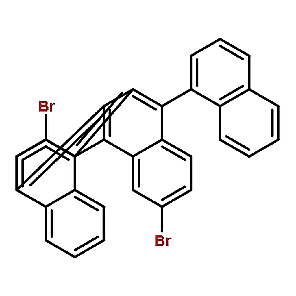 RHAWN 2,6-Dibromo-9,10-di(naphthalen-1-yl)anthracene