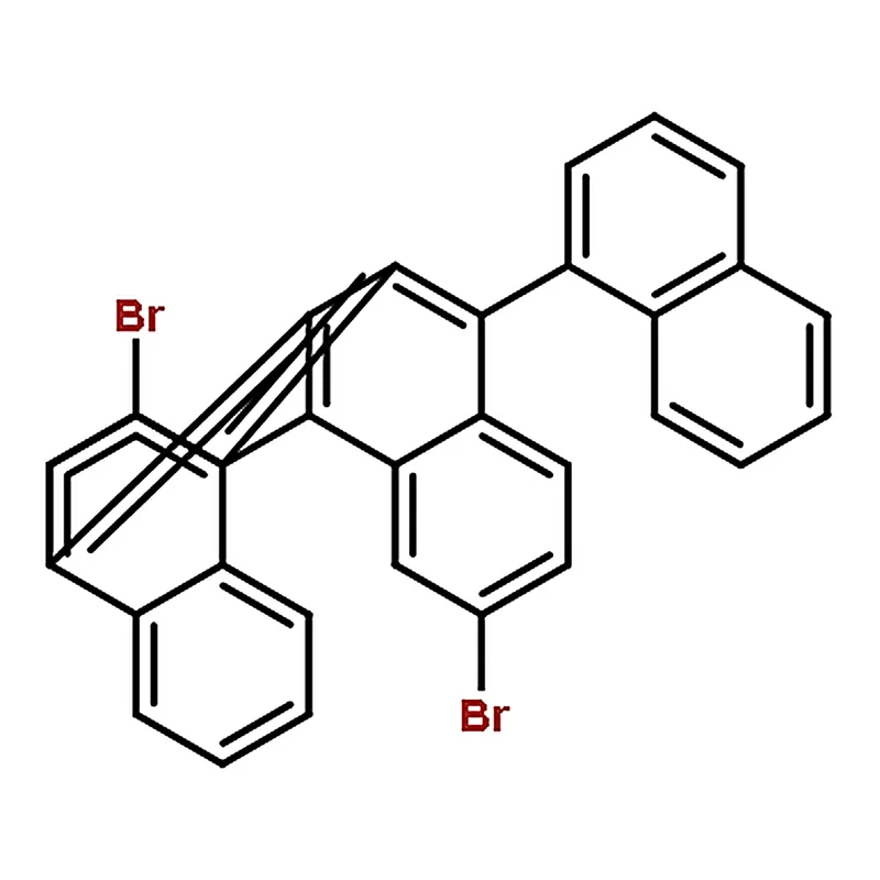 RHAWN 2,6-Dibromo-9,10-di(naphthalen-1-yl)anthracene