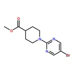 RHAWN Methyl 1-(5-bromopyrimidin-2-yl)piperidine-4-carboxylate