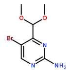 RHAWN 5-Bromo-4-(dimethoxymethyl)pyrimidin-2-amine
