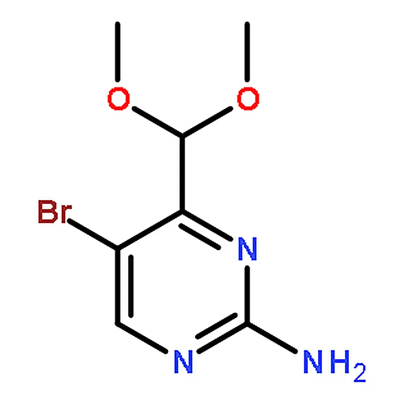 RHAWN 5-Bromo-4-(dimethoxymethyl)pyrimidin-2-amine