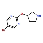 RHAWN 5-Bromo-2-(pyrrolidin-3-yloxy)pyrimidine