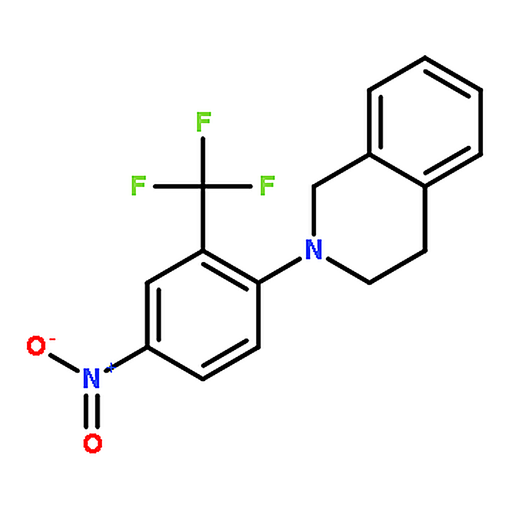 RHAWN 2-(4-Nitro-2-(trifluoromethyl)phenyl)-1，2，3，4-tetrahydroisoquinoline