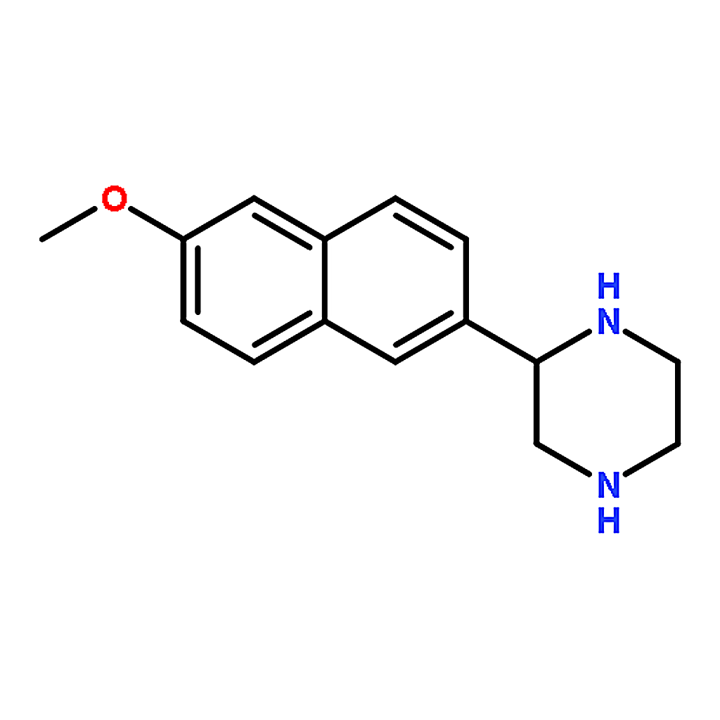 RHAWN 2-(6-Methoxynaphthalen-2-yl)piperazine