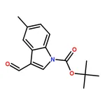RHAWN tert-Butyl 3-formyl-5-methyl-1H-indole-1-carboxylate