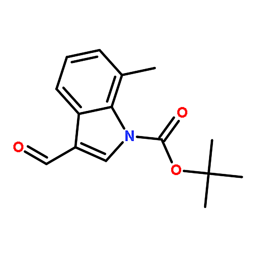RHAWN tert-Butyl 3-formyl-7-methyl-1H-indole-1-carboxylate