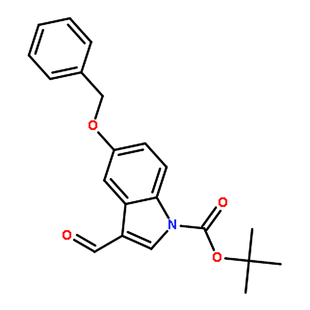 RHAWN tert-Butyl 5-(benzyloxy)-3-formyl-1H-indole-1-carboxylate