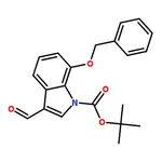 RHAWN tert-Butyl 7-(benzyloxy)-3-formyl-1H-indole-1-carboxylate