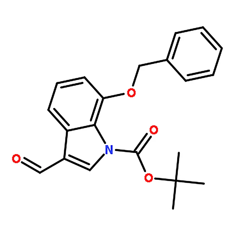 RHAWN tert-Butyl 7-(benzyloxy)-3-formyl-1H-indole-1-carboxylate