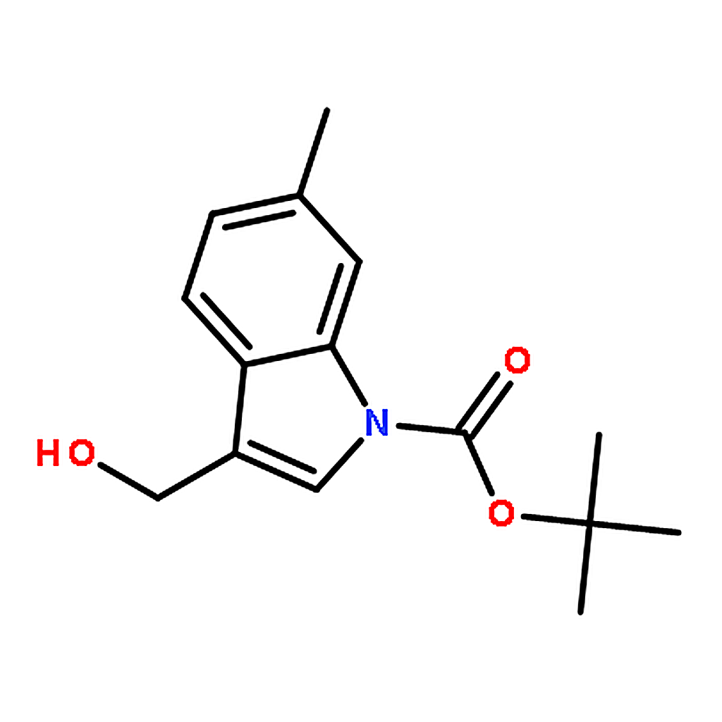 RHAWN tert-Butyl 3-(hydroxymethyl)-6-methyl-1H-indole-1-carboxylate